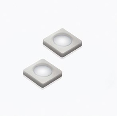 Глазок квадратный белый