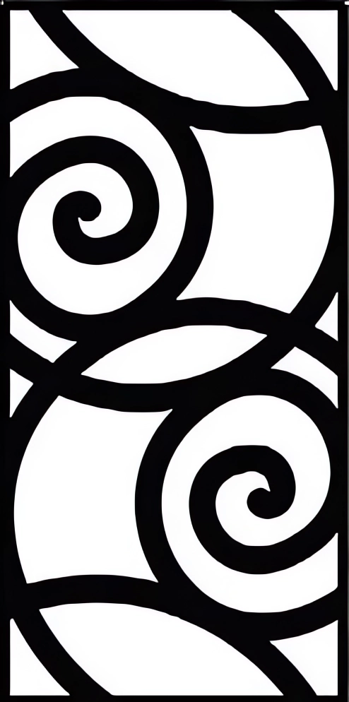 Решётка 5041 Спирали